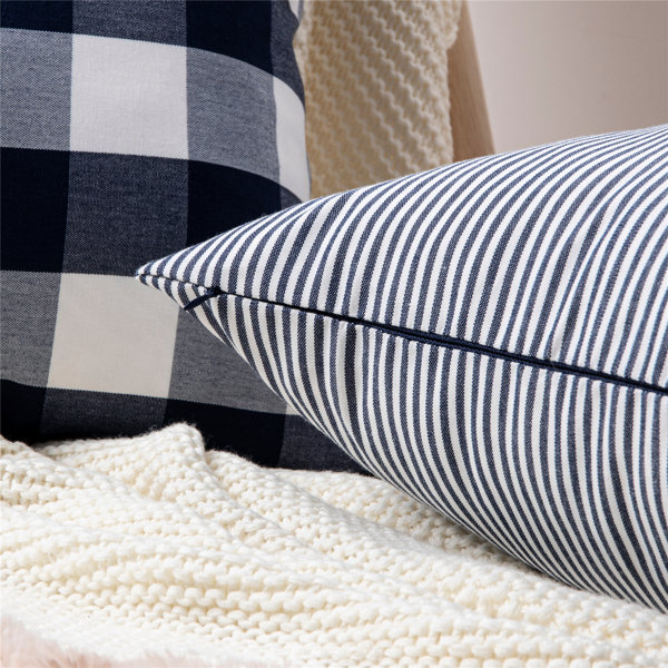 Topfinel Gingham Pillow Cover & Reviews Wayfair